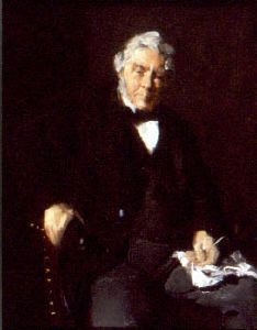 Julian Alden Weir. Portrait of Robert Walter, 1878. Oil on wood: 10 ¼ x 7 7/8 in. Florence Griswold Museum, Old Lyme, CT. Gift of the Hartford Steam Boiler Inspection and Insurance Company.