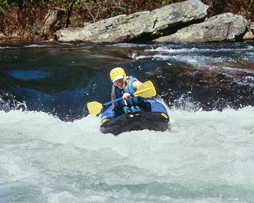 The joy of whitewater paddling.