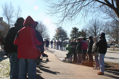 Ranger Pete's Army Learning the Drill