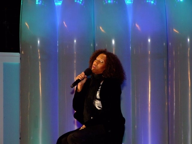 One of Country Music's most promising young stars, Rissi Palmer, performed at the lighting ceremony.