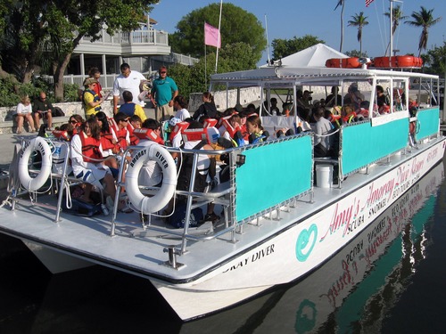 A vessel loaded with BioBlitz participants.