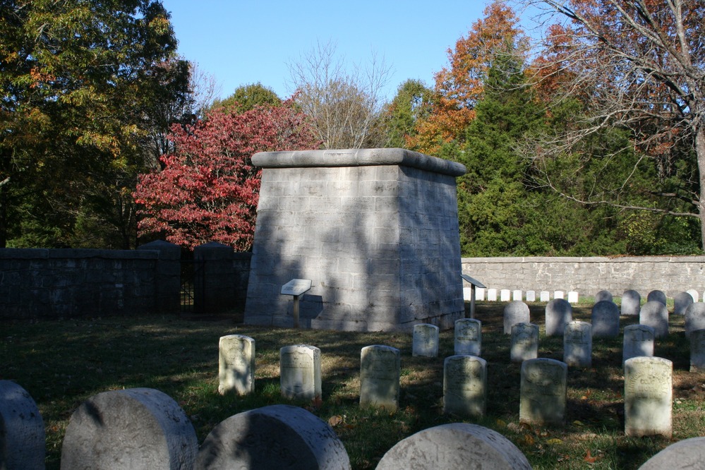 This limestone monument was built by members of Col. William B. Hazen's brigade following the battle. It is the oldest, intact Civil War monument in the nation.