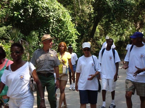 Photo of Fagan family at Kingsley Plantation