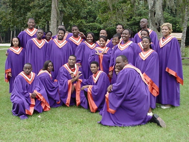 The Edward Waters College Gospel Choir at the 2000 Kingsley Heritage Celebration.
