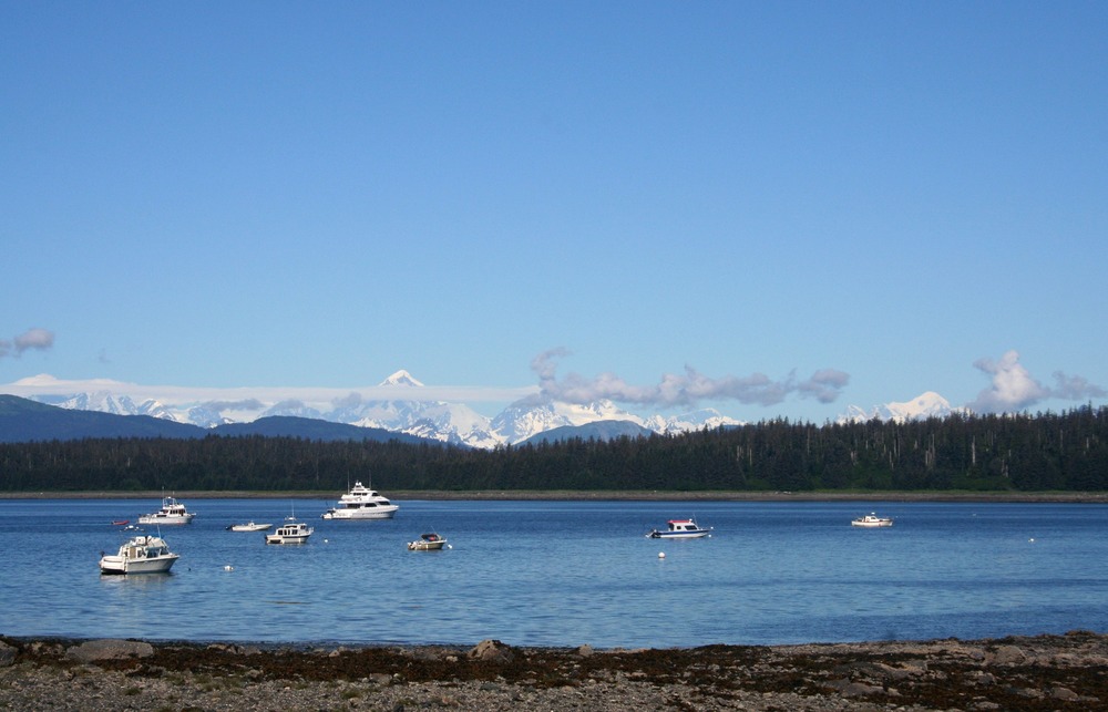 Boats in Bartlett Cove