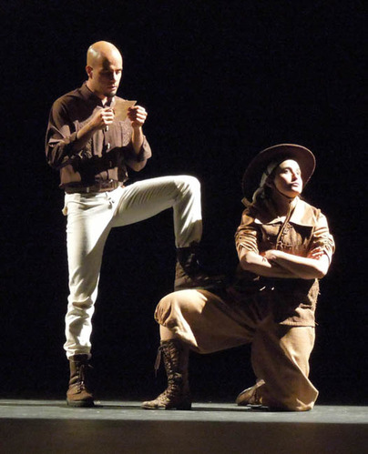 Actors on stage
