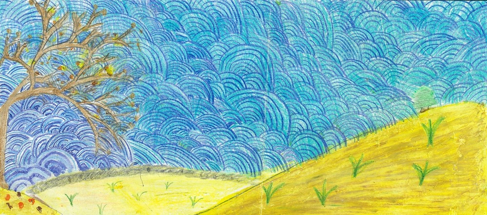 Scene of Sleeping Bear Dunes