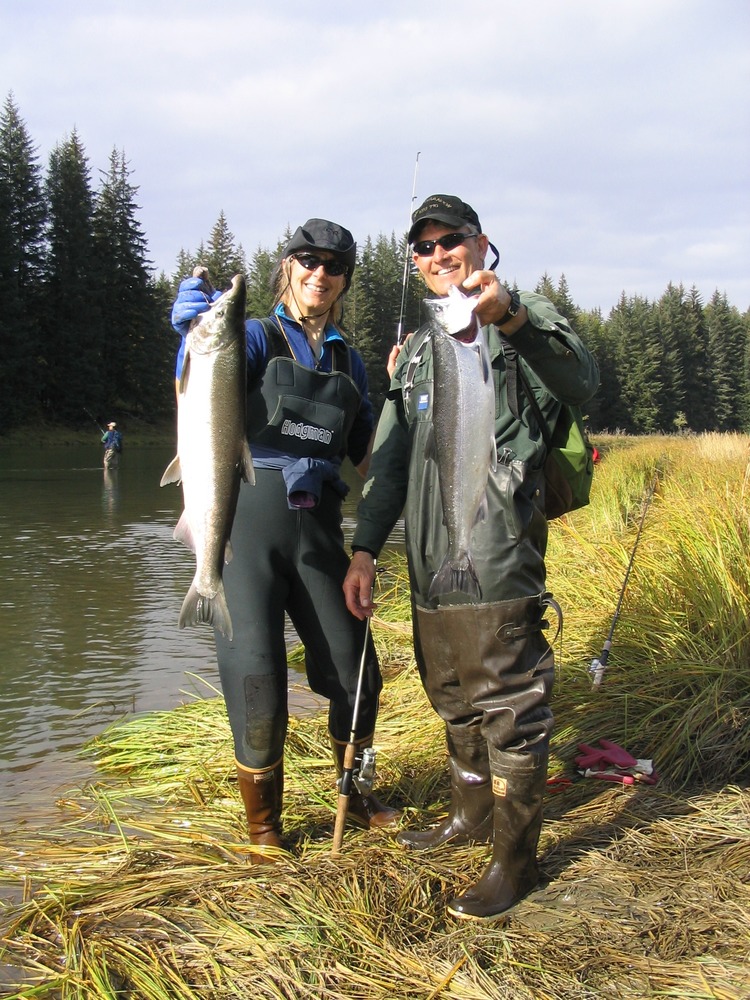 Nice salmon caught in the Bartlett River.