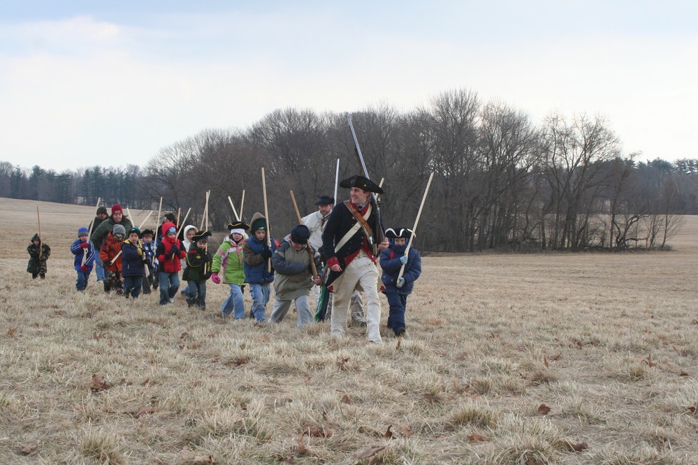 1st Company on the March
