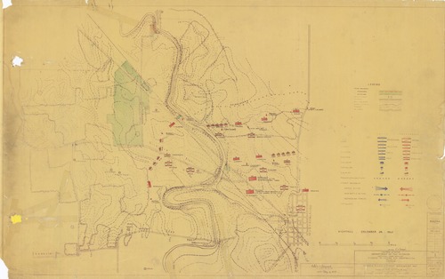 Map depicts troop movements and positions on December 28, 1862.