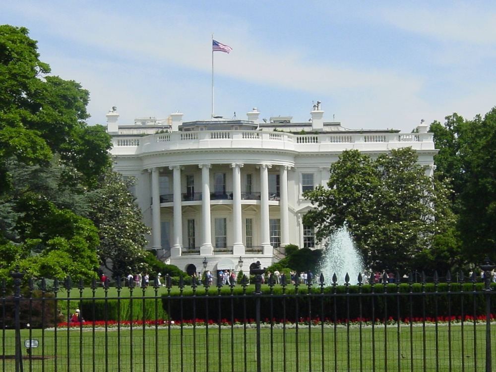 South view of the White House