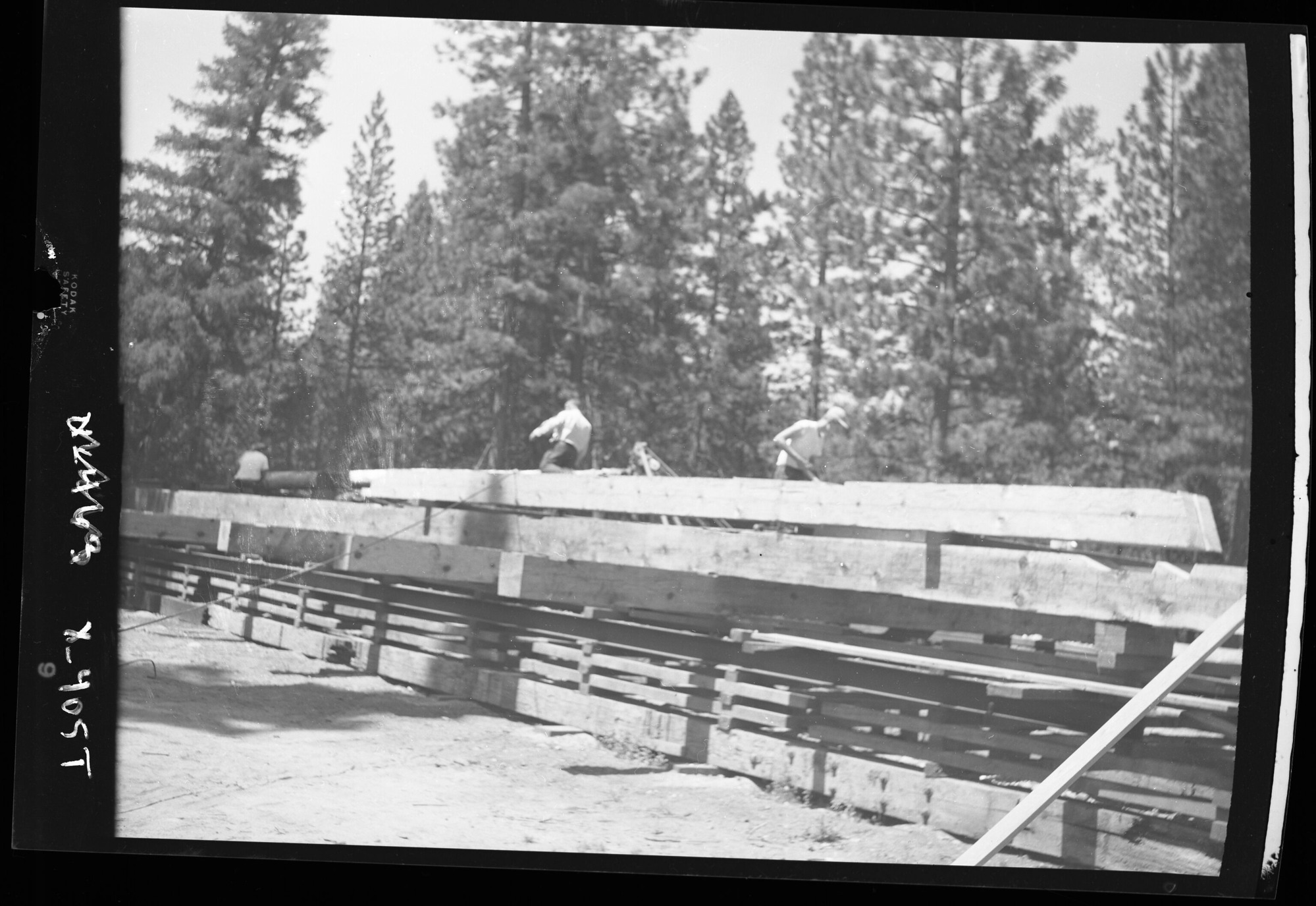 Repairs to Wawona Covered Bridge.