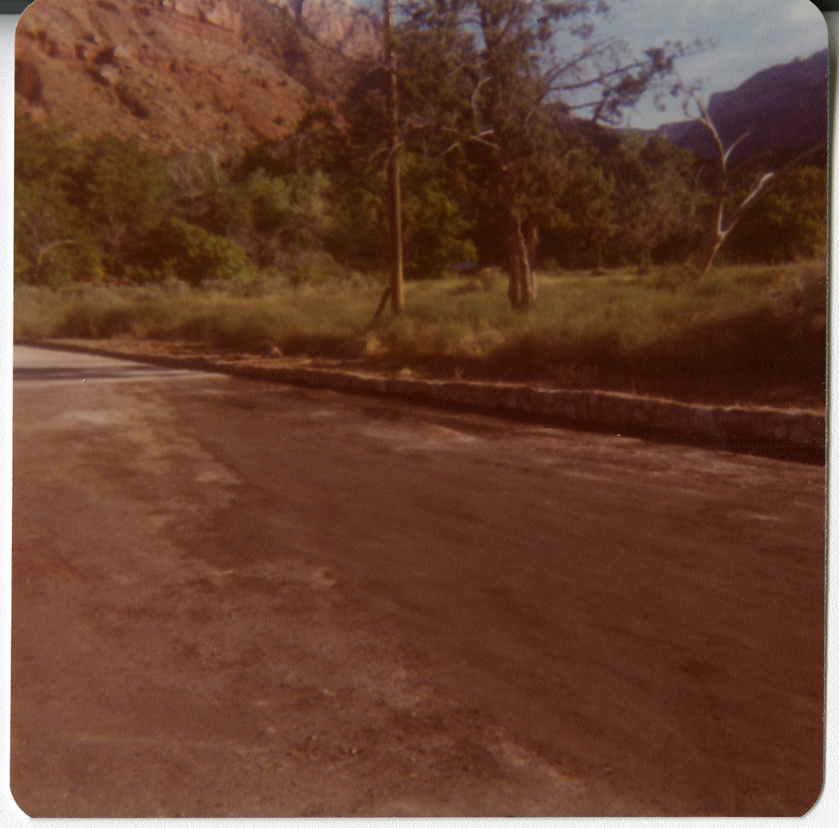Chipsealing of Zion roads.