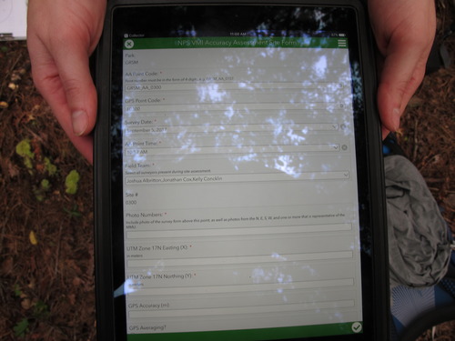 GRSM Accuracy Assessment. Plot Code: GRSM_AA_0300_1
