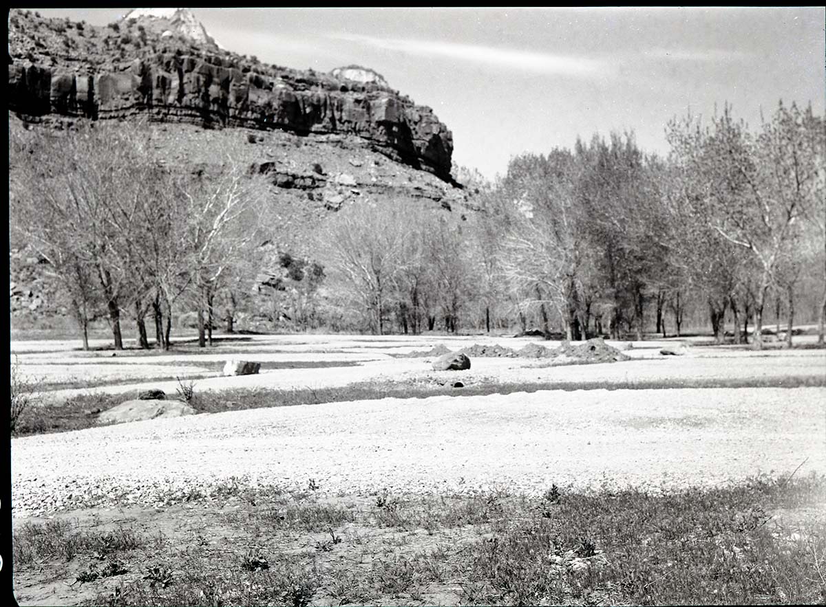 South Campground extension in winter.