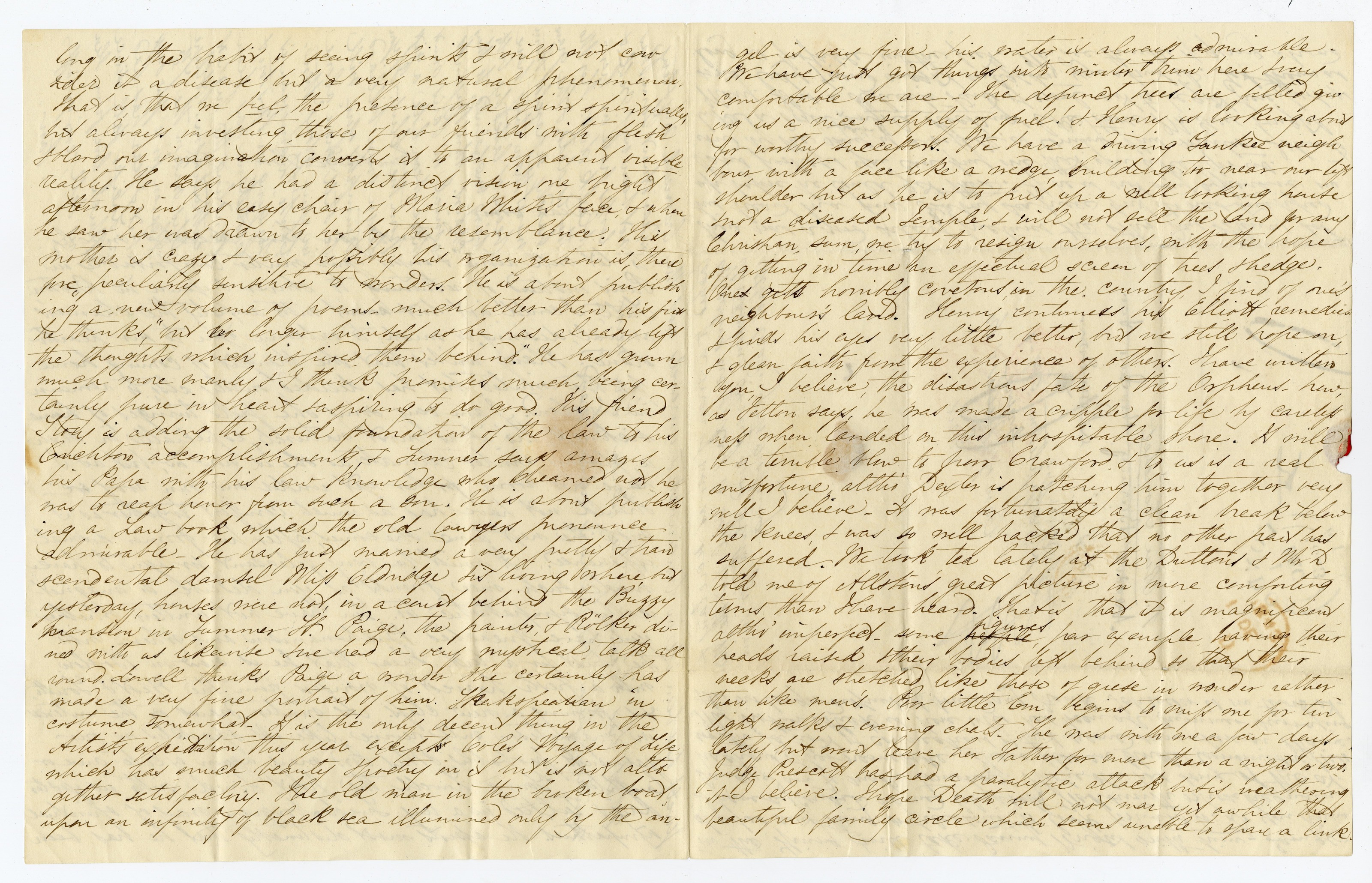 Manuscript letter