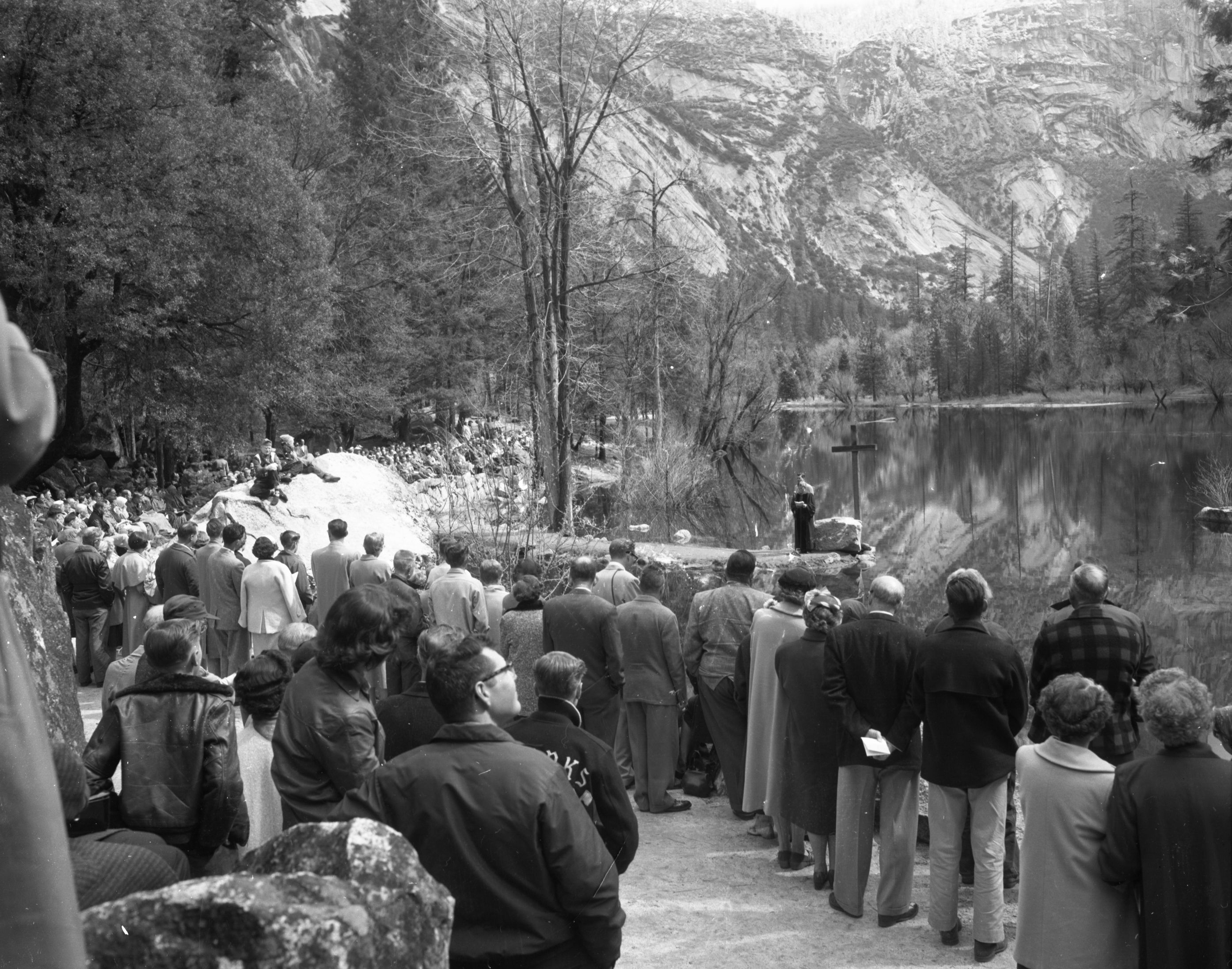 9:10 a.m. The 25th Easter Sunrise Service at Mirror Lake.