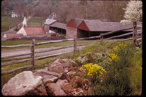 Structures and Views at Hopewell Furnace National Historic Site, Pennsylvania