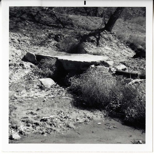 Drain pipe along a river/drainage.