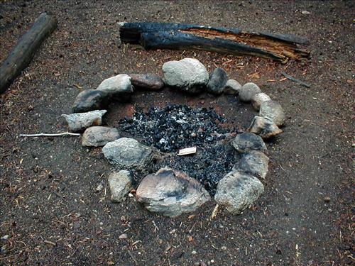 Camp used by Cottonwood Pack Station at Lower Rock Creek Crossing, Sequoia and Kings Canyon National Park