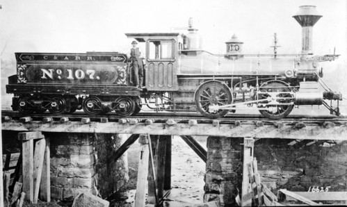 Chicago & Alton no. 0107 [0-4-0]
