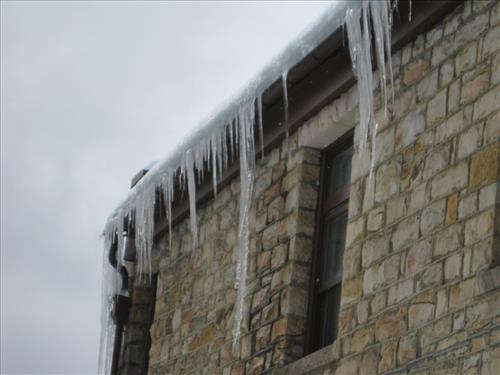 Snow/Ice Damage to HQ Complex - Feb 2015