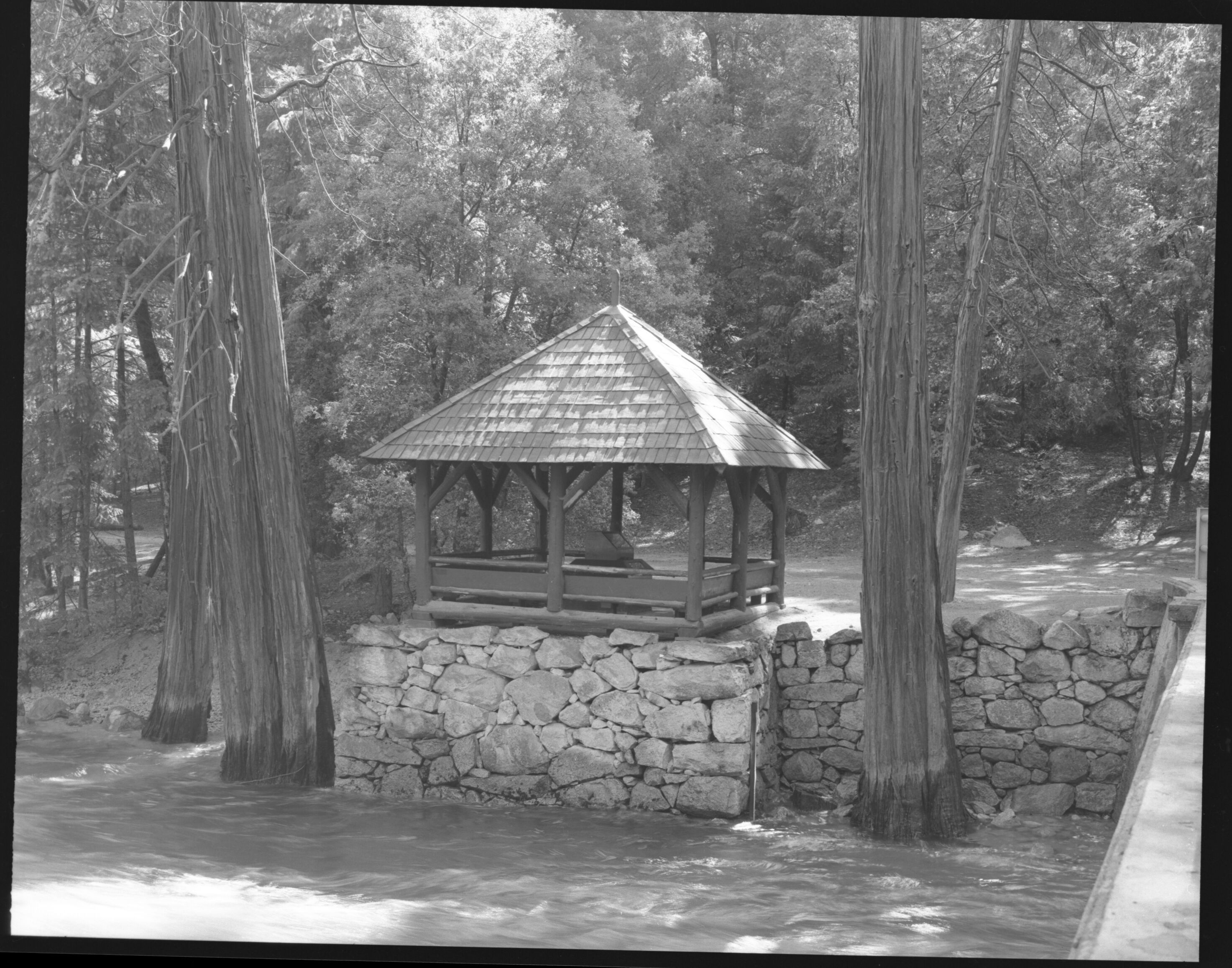 Happy Isles Gauging Station on Merced River.