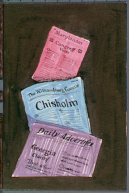 Newspaper articles regarding Chisholm vs. Georgia.