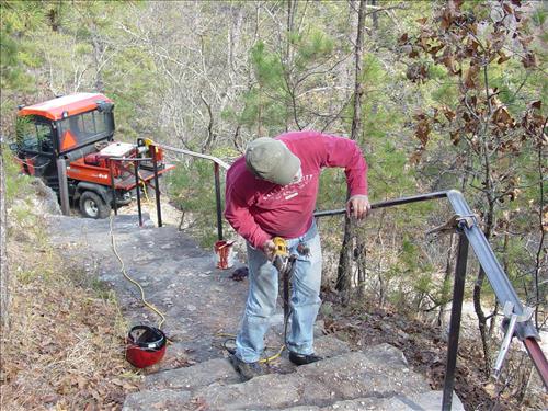 Rehab 20 Miles of Park Trails at Hot Springs National Park in March 2010