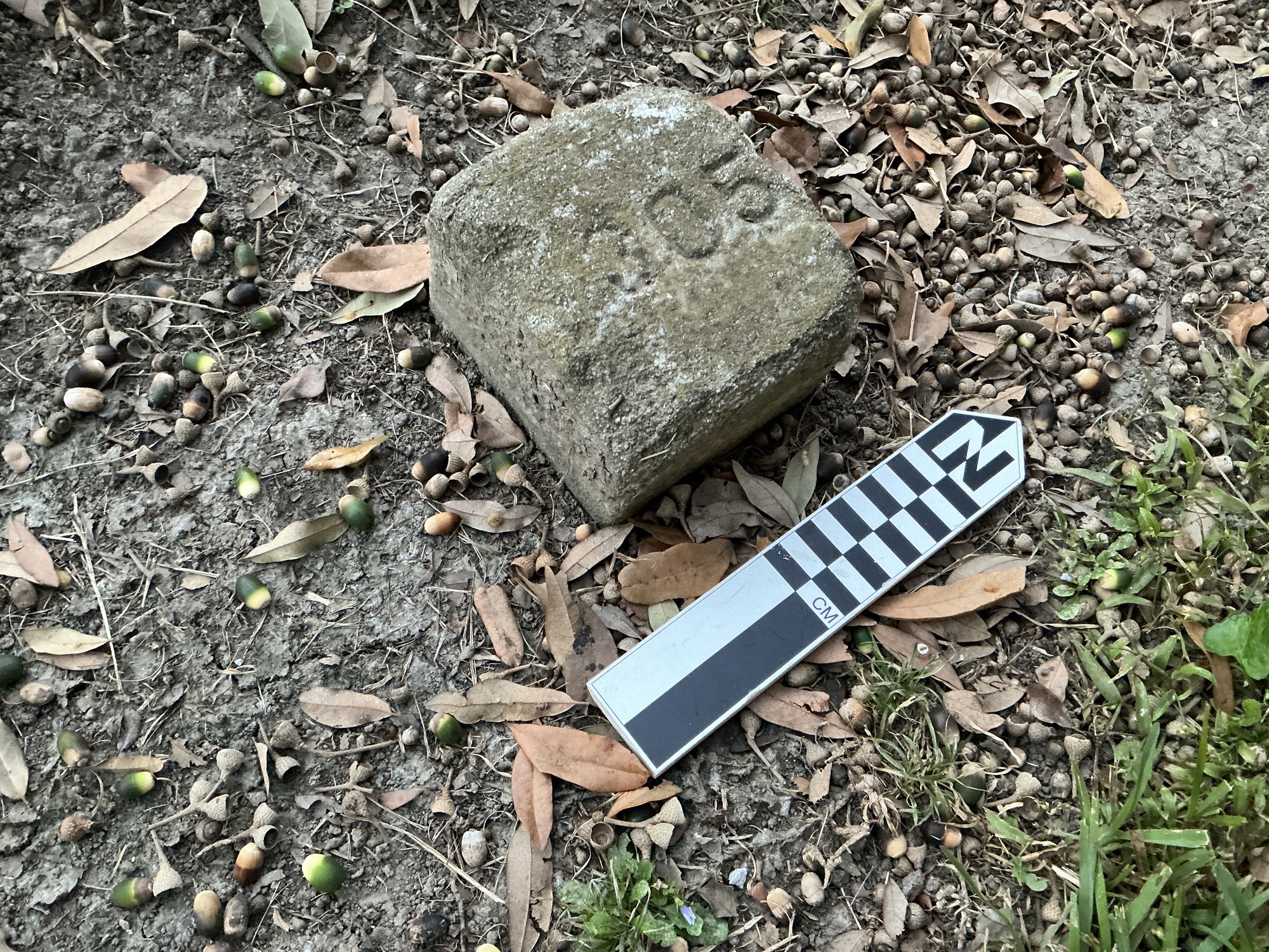 Extra image of flat marble marker