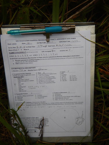 GRSM Accuracy Assessment. Plot Code: GRSM_AA_0717_1