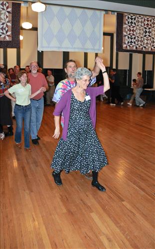 Contra dancers at Cuyahoga Valley National Park