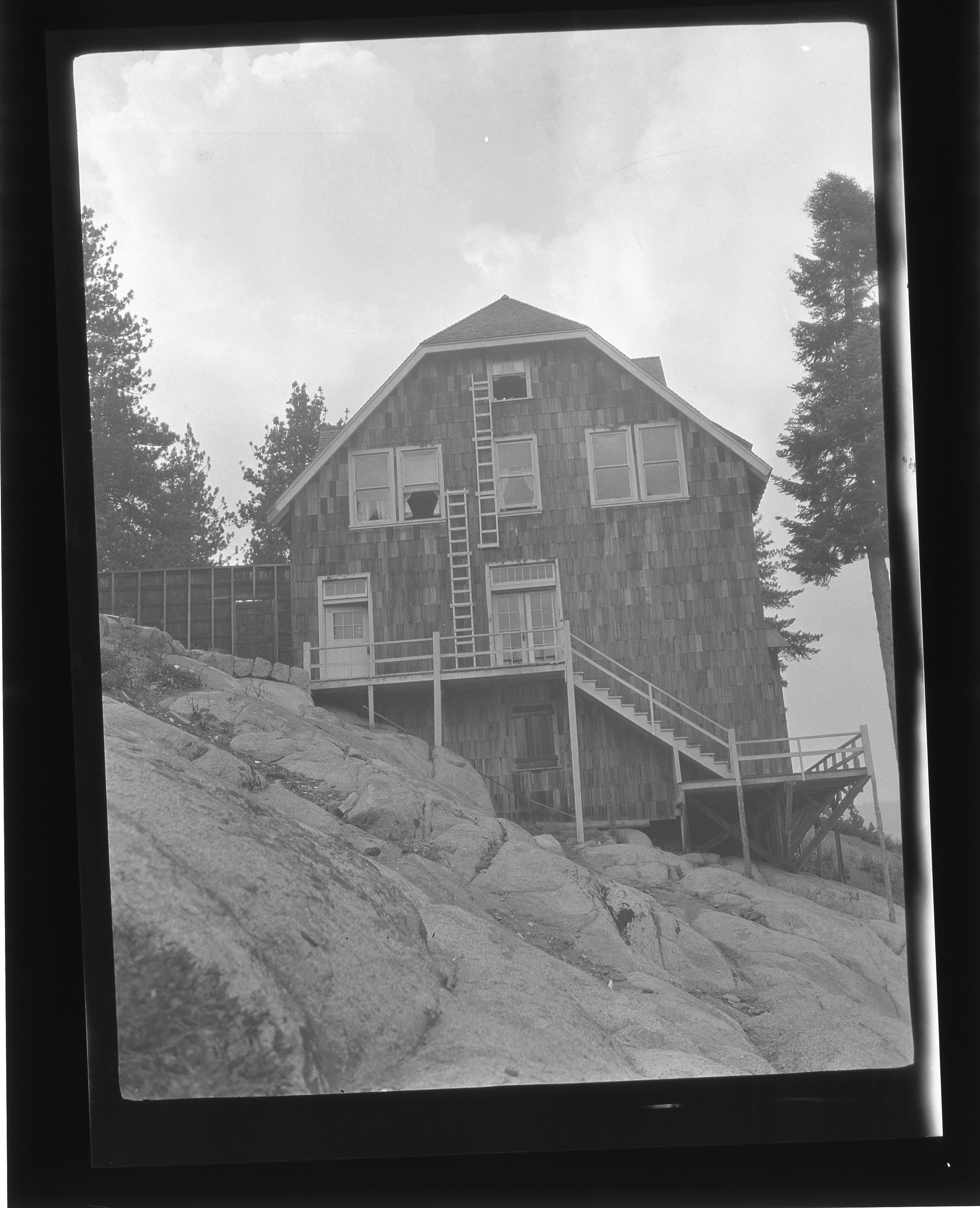 Glacier Point Hotel - showing fire escape ladders.