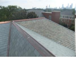 Clark Atlanta University; Arnett Hall roof restoration September 2010