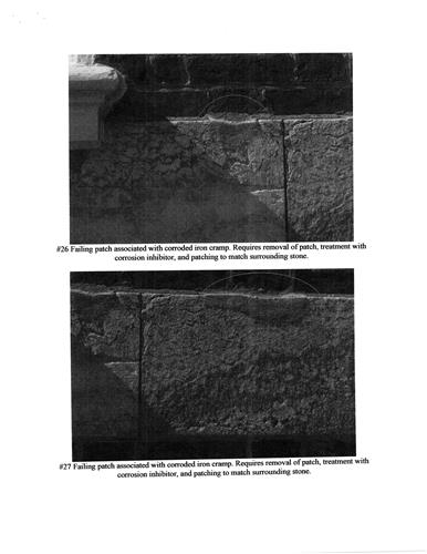 Additional Treatment report for Independence Hall at Independence National Historical Park in June 2007