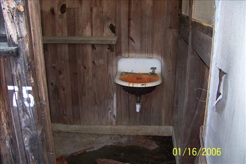 Rehabilitation of Camp 2 Ball Field Latrine at Prince William Forest Park in June 2009
