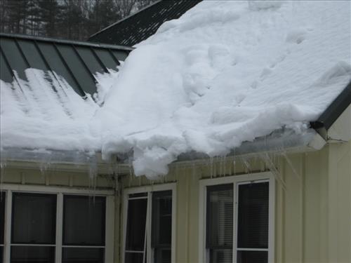 Snow/Ice Damage to HQ Complex - Feb 2015