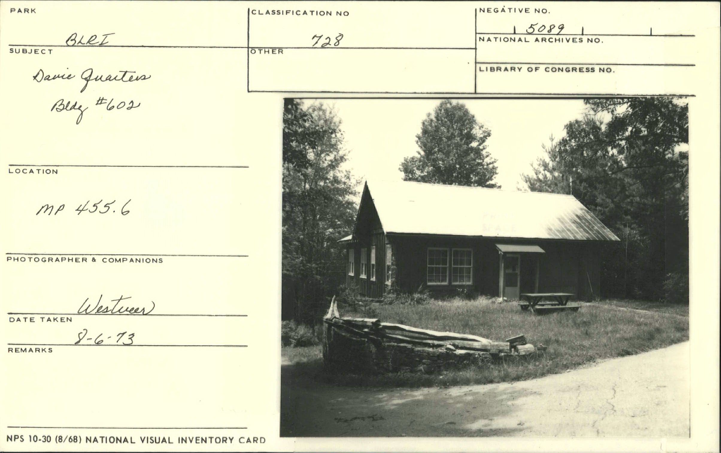 Davey Guest House, Building #602