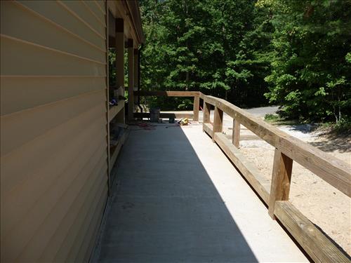 Construction of Bandy Creek ADA Bath House PMIS 69109.