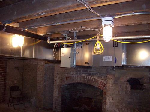 FOWA-Repairs to Officers Quarters at Fort Washington Park, January 28, 2010