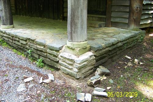 Rehabilitation of Historic Lodges at Prince William Forest Park in June 2009