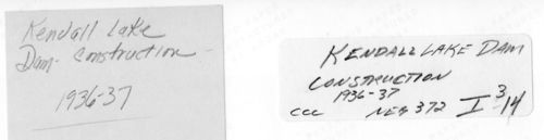 CCC in  Cuyahoga Valley National Park- Kendall Lake & Dam - 1