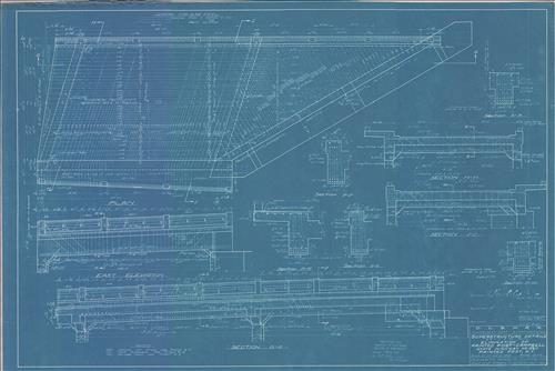 20454.BL-Painted Post, NY--Crossing Elimination of Painted Post-Campbell State Highway no. 5211 [1930]