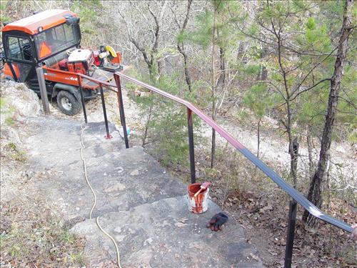 Rehab 20 Miles of Park Trails at Hot Springs National Park in April 2009
