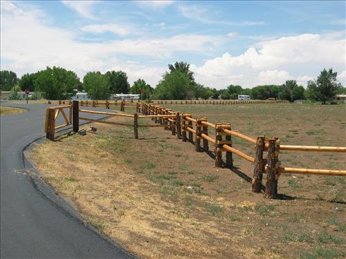 Buck and Rail Fence Construction, Aztec Ruins NM, 2013