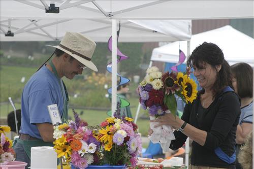Countryside Conservancy vendors at the Countryside Farmers' Market in Peninsula, Ohio