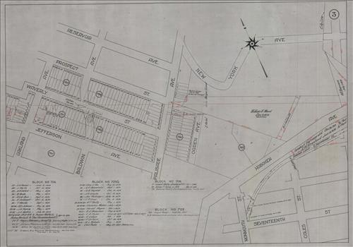 52427.LK--Property Map--Morris and Essex Railroad--Hoboken to Harrison, NJ [Group 1]