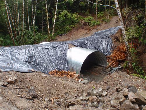 Repair Storm Damage at Mill Creek Area, July 2011, Mill Creek Watersehd, Redwood National and State Parks, in