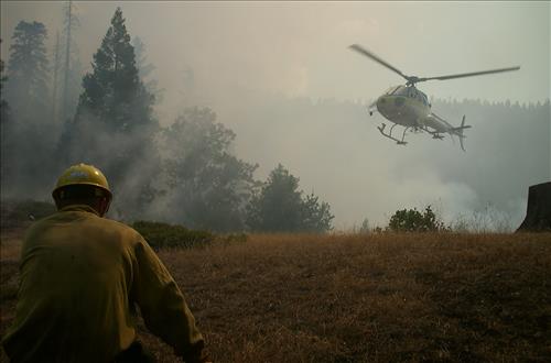 Park helicopter lands in various types of terrain found in Sequoia and Kings Canyon National Parks, summers 2000-2003
