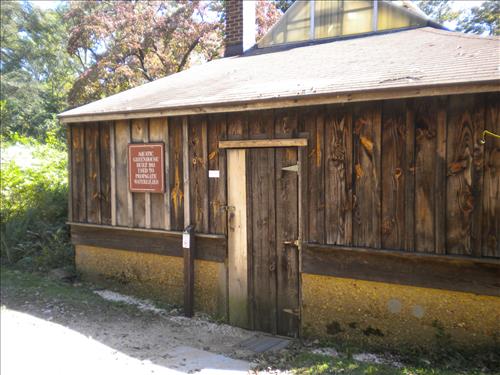 Pre-construction conditions of Aquatic Gardens Historic Greenhouses 1, 2, and 3 in October 2010